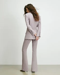 Purple RI Studio Slim Flare Leg Trousers