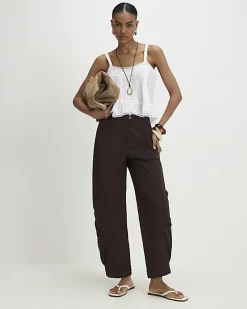 Red Barrel Leg Trousers