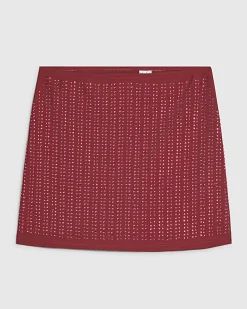 Red Diamante Embellished Sarong