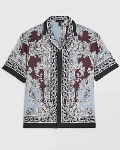 Red Short Sleeve Cherub Renaissance Shirt