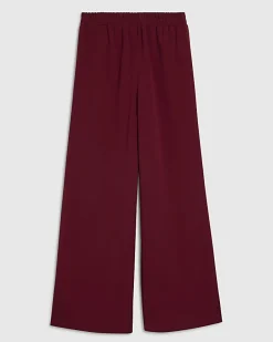 Red Wide Leg Trousers