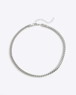 Silver Chunky Chain Necklace