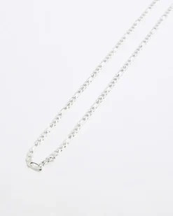 Silver colour chain necklace