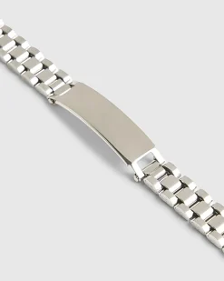 Silver Steel Silver Watch Strap