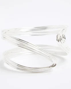 Silver Wire Cuff Bracelet