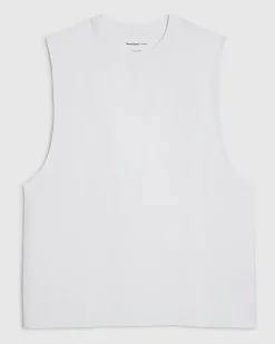 White Essential Regular Fit Tank Top