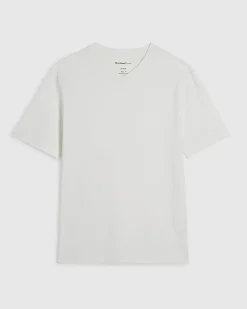 White Essential Slim Fit V Neck T-Shirt