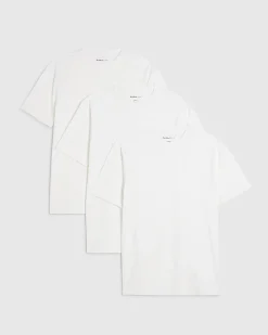 White Essential Slim Fit T-Shirts 3 Pack