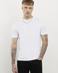 White Essential Slim Fit T-Shirts 3 Pack