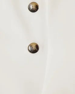 White Fitted Waistcoat