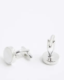 White Inlay Cufflinks