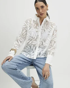 White Lace Shirt