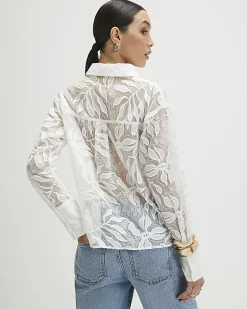 White Lace Shirt