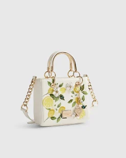 White Lemon Pearl Tote Bag