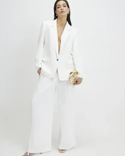 White Long Sleeve Blazer