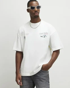 White Oversized Capri Turbo Resort T-Shirt