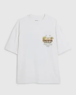 White Oversized Fit Graphic T-Shirt