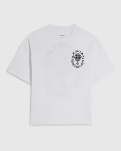 White Oversized Fit Saint Croix Paris T-Shirt
