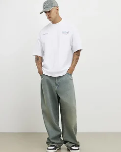 White Oversized Fit Sanctuaire T-Shirt