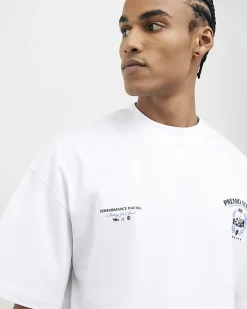White Oversized Premio Series Racing T-Shirt