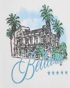 White Regular Fit Bellevue Hotel Tank Top