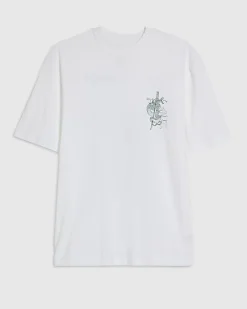White Regular Fit Kanazawa Snake T-Shirt