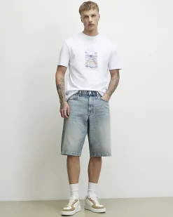 White Regular Fit Lightweight Tennis T-Shirt