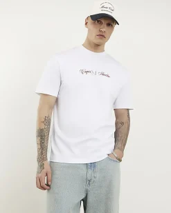 White Regular Fit Marina Grande Boat T-Shirt