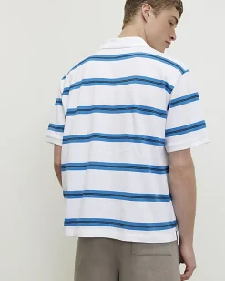 White Regular Fit Prolific Stripe Polo Shirt