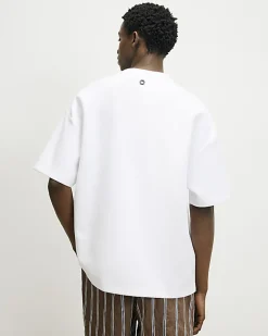 White RI Studio Boxy Crew Neck T-Shirt