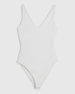White Sleeveless Cotton Rich Bodysuit