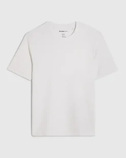 White Slim Fit Embroidered Crew Neck T-Shirt