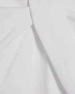 White Twist Front Top