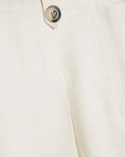 White Wide Leg Trousers