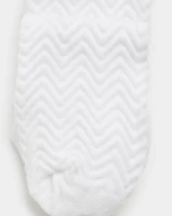 White zig zag socks multipack