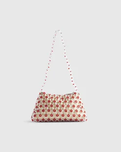 Yellow Beaded Daisy Bag