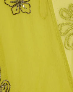 Yellow Embellished Kaftan