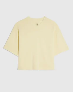 Yellow Short Sleeve Loopback T-shirt