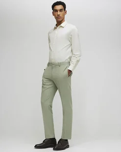 Yellow Slim Fit Premium Long Sleeve Shirt
