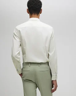 Yellow Slim Fit Premium Long Sleeve Shirt